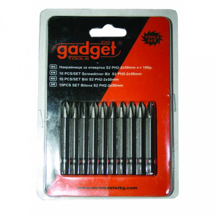 10pcs/Set biti S2 PH-2x50mm GD HardWork ToolsRange