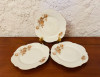 3 FARFURIOARE- PORTELAN FIN- MARCAJ PP (Porsgrunds Porcelain) 1911-1935 D17,5CM