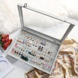 Cumpara ieftin Cutie de prezentare pentru pandantive și cercei &ndash; Capac geam (plexiglas) &ndash;