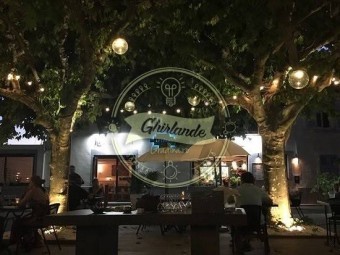 Ghirlanda Luminoasa de Exterior, lungime 35m, cu 1Bec/m, Glob Opac