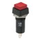 Intrerupator 1 circuit 1A 250V OFF-ON rosu cu retinere