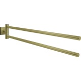 Suport Prosop Baie REIKA SAGA Auriu Periat, 2 Brațe Mobile