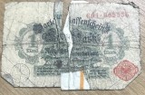 BNKSTR01DE Bancnotă Germania Imperială (WWI) - 1 Mark 1914, Darlehnskassenschein, de colecție