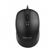 Mouse Delux M366BU-BK USB Black foto