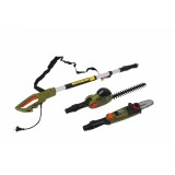 Unealta electrica multifunctionala gradina Heinner,drujba/motofierastrau 750 W,trimmer gard viu 550 W