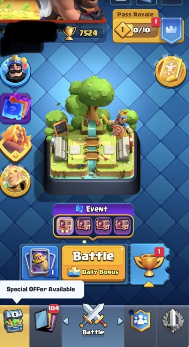 Cont Clash Royale