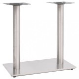 Picior Masa Bistro Argintiu 70x40x72 cm Otel Inoxidabil vidaXL