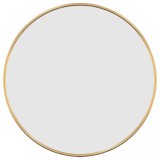 Oglinda de perete rotunda, auriu, &Oslash; 40 cm