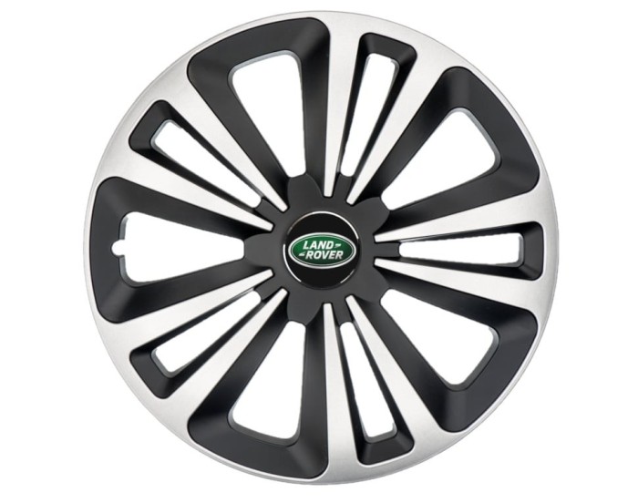 Set 4 Capace Roti Terra Gri-Negru R14, pentru gama auto Land Rover