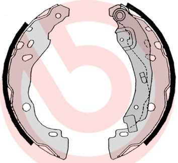 BREMBO S 68 525 ESSENTIAL LINE Set saboti frana foto