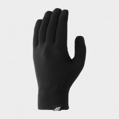 Mănuși din tricot fără cusături Touch Screen unisex - negre