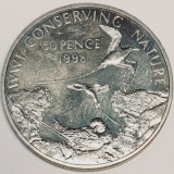 3316 Ascension 50 pence 1998 Elizabeth II (White-tailed tropicbird) km 10