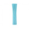Set 12 paie de baut din hartie ecologica chevron albastru deschis