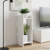 vidaXL Suport pentru plante 2 pcs Alb 30 x 30 x 80 cm Lemn prelucrat 899579