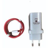 Incarcator WarpCharge USB 30W, PRESTIGE CHARGE&reg;, pentru OnePlus, inclus cablu 6A, USB la USB-C, transfer date si incarcare, 1m