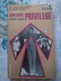 ✅ CARTE &Icirc;N LIMBA ENGLEZĂ * PRIVILEGE * JOHN BURKE 1967