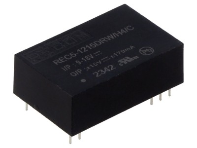 Convertor DC/DC 5W 9-18V la &amp;plusmn;15V foto