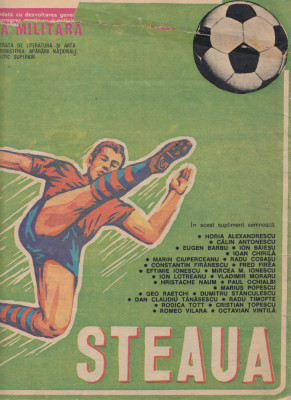 Steaua, supliment al revistei Viata militara, Bucuresti, martie 1984 foto