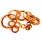 Set 10 saibe M13.85 x 7.3 x 1.4mm din cupru pentru injectoare diesel Common Rail
