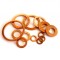 Set 10 saibe M15 x 7.5 x 3.0mm din cupru pentru injectoare diesel Common Rail