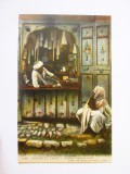 Rară! Algeria:Magazin alimentar arab,carte poștală necirculată circa 1910
