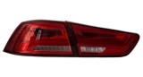Set lampi spate, stopuri Mitsubishi Lancer (Cy0) 03.2007-05.2017, Lancer Evo X 03.2008-, spate, stanga+dreapta, indicator dinamic; LED; rosu; Tuning;