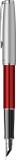 Set stilou si pix Parker Sonnet Red Chrome cu etui piele