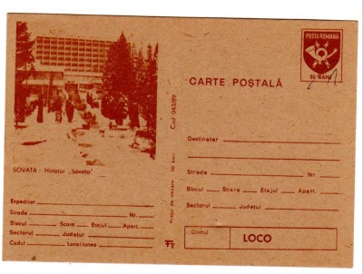 SOVATA HOTELUL MARCA FIXA 50 BANI COD043/89 foto