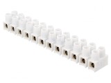 Regletă de conexiuni terminal albă 16mm2 400V 76A