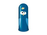 Ascutitoare plastic simpla cu container si radiera animale Faber-Castell