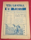 Program meci fotbal PETROLUL PLOIESTI - PANDURII TARGU JIU 28.03.1982