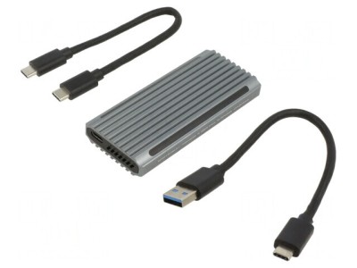 Carcasă hard disc M.2 USB 3.1 Aluminiu USB-C foto