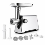 Cumpara ieftin Masina de tocat carne INOX, 3500W, functie reverse, 3 in 1 cu adaptor chiftele, carnati CAMPION PROFESSIONAL