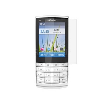Nokia X3-02 Protector Gold Plus Beschermfolie foto
