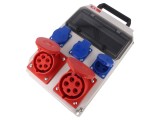Tablou Electric Portabil PCE IP54, 10 Module, 400V/230V, 32A/16A