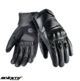 Cumpara ieftin Manusi barbati pentru scuter - motocicleta iarna Seventy model SD-C13 negru &ndash; WinterTex &ndash; degete tactile XL (10 cm)
