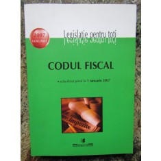 CODUL FISCAL , LEGISLATIE PENTRU TOTI