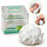Jucarie antistres Squishy Varza Alba crunchy moale si elastica jucarie senzoriala cu aspect realist