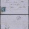 France 1862 Cover + Content Noyon Le Mans ambulant cancellation DB.362