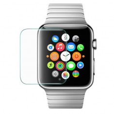 Folie de protectie iUni pentru Smartwatch Apple Watch 42mm 3D Tempered Glass Negru foto