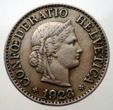 1.574 ELVETIA 10 RAPPEN 1928 B