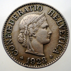 1.574 ELVETIA 10 RAPPEN 1928 B