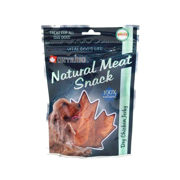 Ontario Dry Chicken Jerky snack pentru c&acirc;ine, 70 g