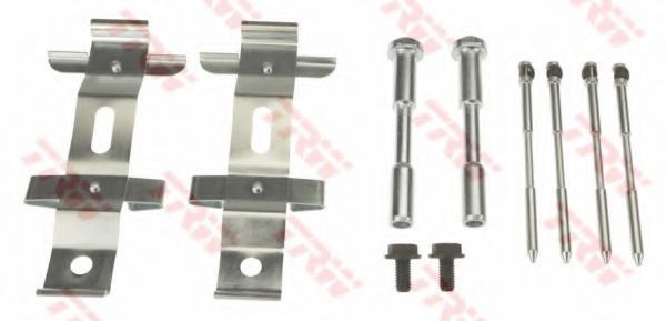 Set accesorii, placute frana LAND ROVER RANGE ROVER III (LM) (2002 - 2012) TRW PFK715