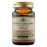 Metilcobalamina Vitamina B12 1000 &mu;g, 30 tablete, Solgar