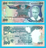 Tanzania (p#14) 100 Shillings 1986 UNC 'Absolvenți' serie: PK304985; (ROG CITITI DETALIILE!)