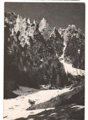 CPIB 17480 CARTE POSTALA - MUNTII BUCEGI. VALEA SI COLTII MORARULUI, RPR foto