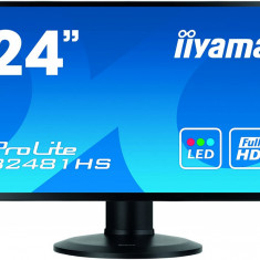 Monitor Refurbished Iiyama XB2481HS, 24 Inch Full HD VA, VGA, DVI, HDMI NewTechnology Media