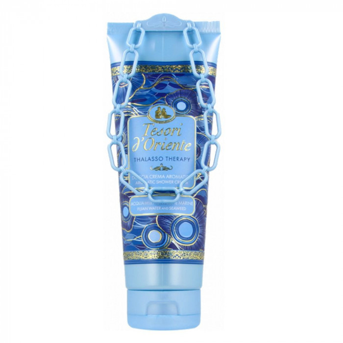 Gel de Dus Crema Tesori d&#039;Oriente Thalasso Therapy, 250 ml, Unisex, cu Apa de Fiji si Alge Marine, Gel de Dus Hidratant, Gel de Dus Pentru Femei, Gel