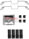 Set accesorii, placute frana VW TRANSPORTER IV platou / sasiu (70XD) (1990 - 2003) METZGER 109-1795